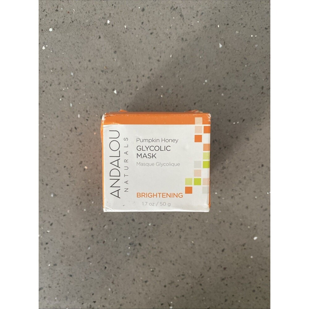 Andalou Naturals Pumpkin Honey Brightening Glycolic Mask 1.7 Oz READ!